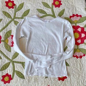 Pretties Venice OG White Long Sleeve top